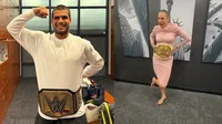 Alcaraz y Sabalenka reciben cinturones conmemorativos de WWE tras ganar el US Open