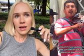 Influencer rusa se burla de músico callejero y confiesa que no paga impuestos en México
