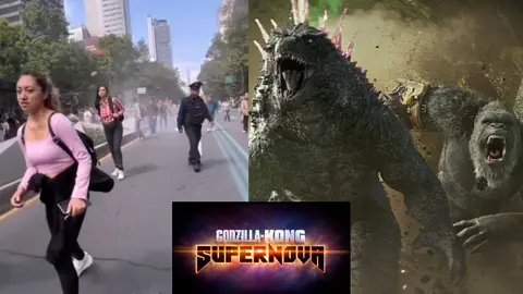 Fue para la película Godzilla x Kong: Supernova las escenas grabadas en Reforma