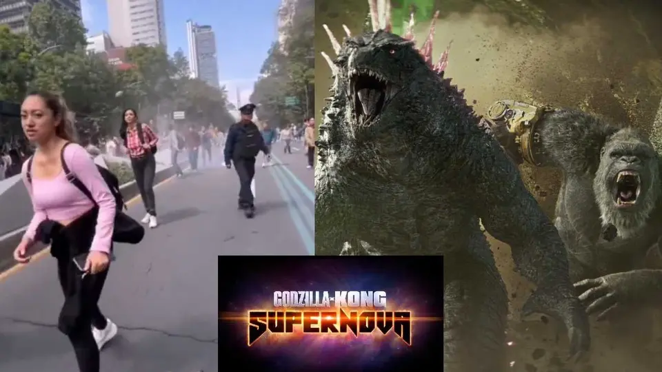 Fue para la película Godzilla x Kong: Supernova las escenas grabadas en Reforma
