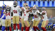 San Francisco 49ers de la mano de Mac Jones vencen a los Rams en tiempos extras