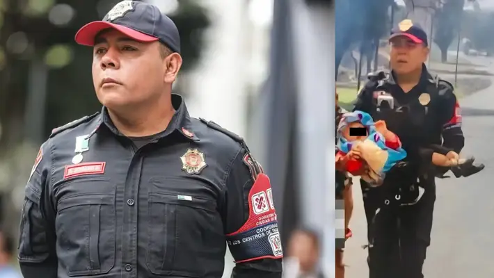 Sergio Ángel Soriano, el policía que rescató a una abuelita en Iztapalapa y ya era considerado un héroe