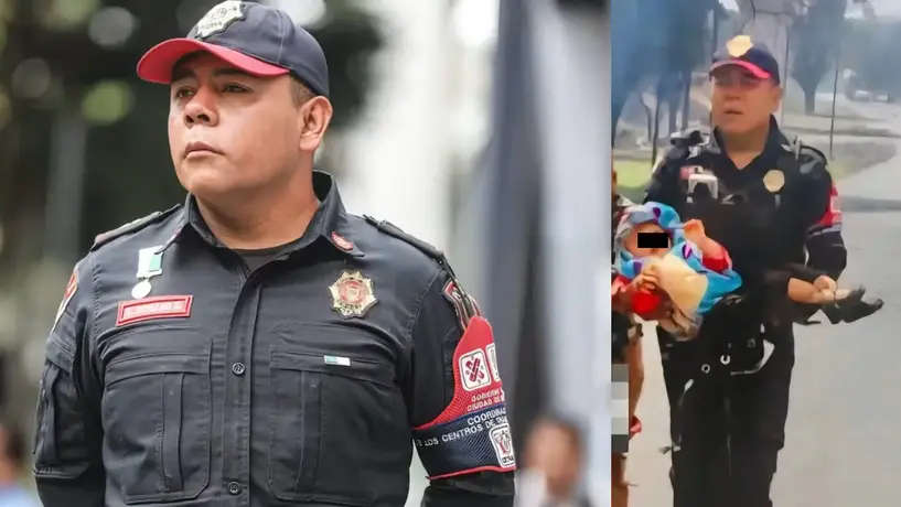 Sergio Ángel Soriano, el policía que rescató a una abuelita en Iztapalapa y ya era considerado un héroe