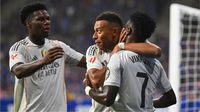 Kylian Mbappé 'manda a callar' a Vinicius Jr. tras el segundo gol del Real Madrid