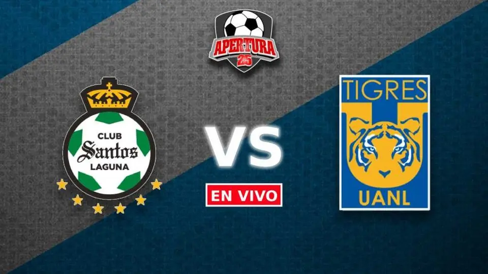 Santos vs Tigres EN VIVO Liga MX Apertura 2025 Jornada 7