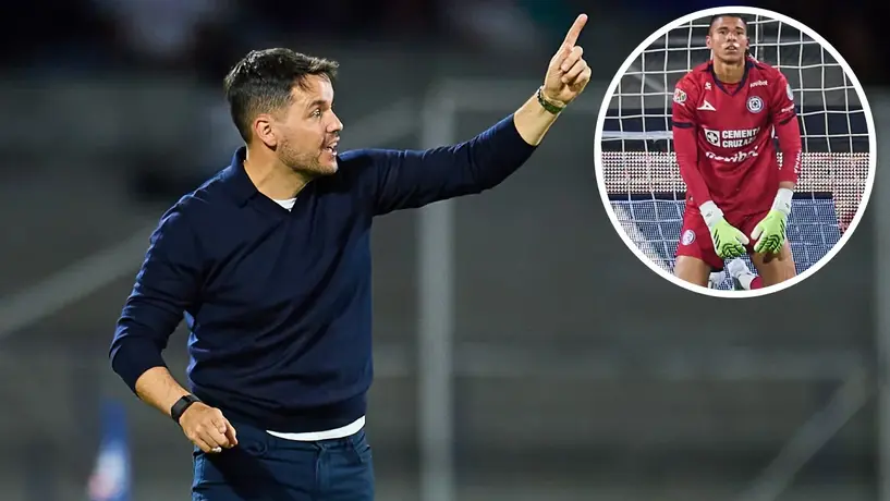 Nicolás Larcamón defiende a Kevin Mier tras error ante Querétaro y pide apoyo de la afición