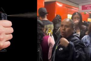 Metro CDMX: Mujer lanza gas pimienta en el vagón por no alcanzar lugar para sentarse