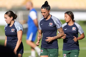 Estrellas de la Liga MX Femenil realizan su último entrenamiento previo al juego ante Barcelona