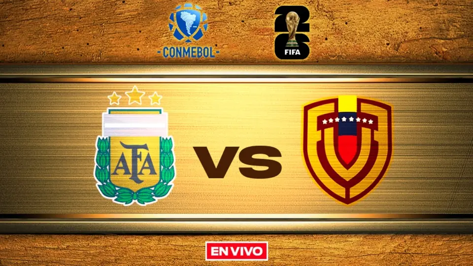 Argentina vs Venezuela EN VIVO Eliminatorias Conmebol Mundial 2026