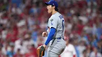 Shohei Ohtani deslumbra en su debut como lanzador en Playoffs con los Dodgers ante los Phillies
