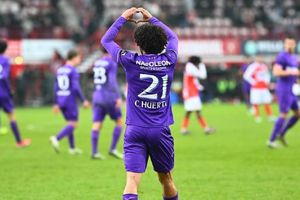 Chino Huerta fue titular en la victoria de Anderlecht ante Gent