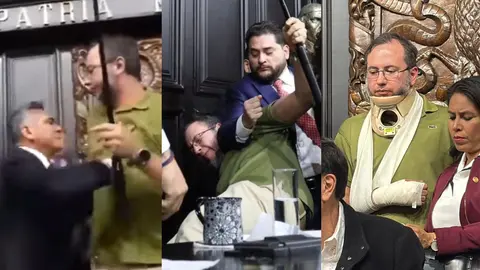 ¿Quién es Emiliano González y realmente está herido tras la pelea en el Senado?