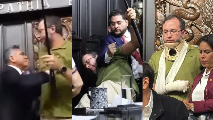 ¿Quién es Emiliano González y realmente está herido tras la pelea en el Senado?