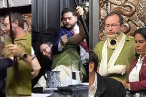 ¿Quién es Emiliano González y realmente está herido tras la pelea en el Senado?