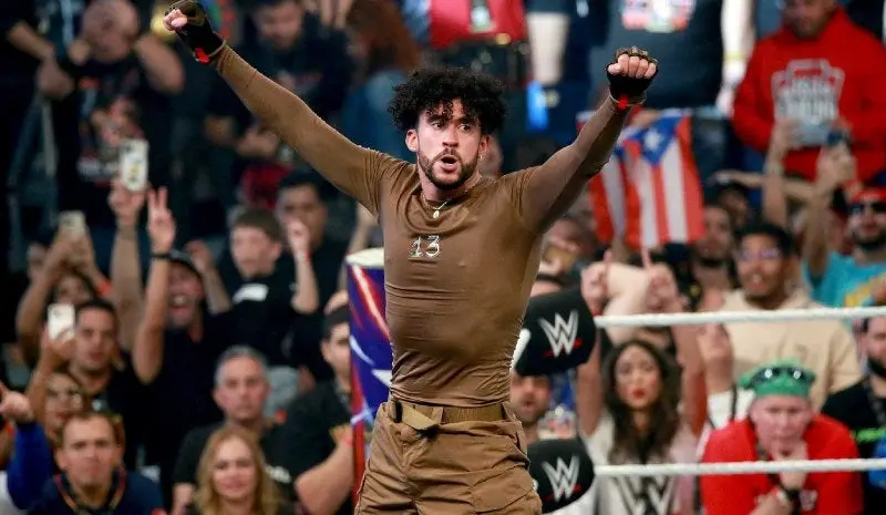 Bad Bunny en WWE | X: CAPTURA DE PANTALLA