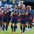 Jugadoras de Barcelona agradecen apoyo de la afición mexicana