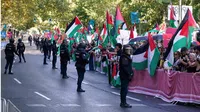 Protestas propalestinas estallan en Madrid y suspenden la última etapa de la Vuelta a España 2025