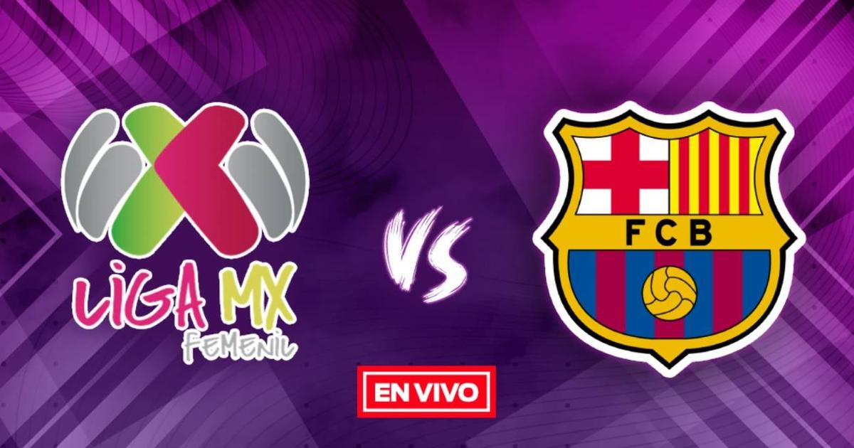 Estrellas Liga MX Femenil vs Barcelona EN VIVO Partido Amistoso | RÉCORD