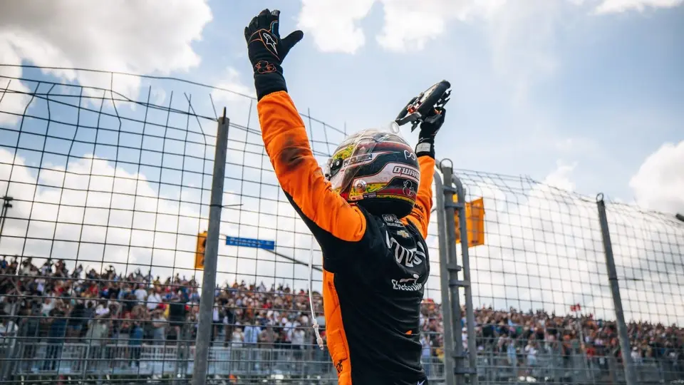 Pato O'Ward amarra el subcampeonato en IndyCar tras quinto puesto en Milwaukee