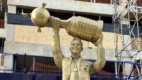 En River Plate se arrepienten de haberle hecho una estatua a Marcelo Gallardo: "Cometimos un error"