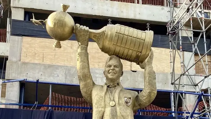 En River Plate se arrepienten de haberle hecho una estatua a Marcelo Gallardo: "Cometimos un error"