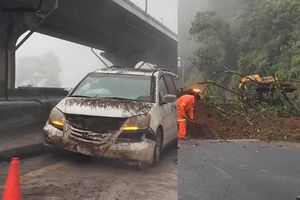 Deslaves paralizan la México-Toluca: caos, retrasos y peligro