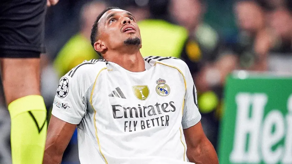 Real Madrid: Trent Alexander-Arnold estará fuera 6-8 semanas tras lesión en Champions League