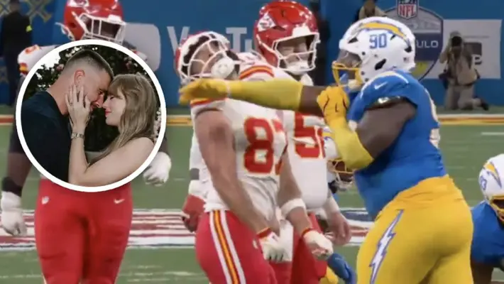 Fans de Taylor Swift explotan contra jugador de Chargers que golpeó a Travis Kelce