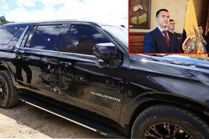 VIDEO: Atacan indígenas caravana del presidente Noboa; acusan intento de asesinato