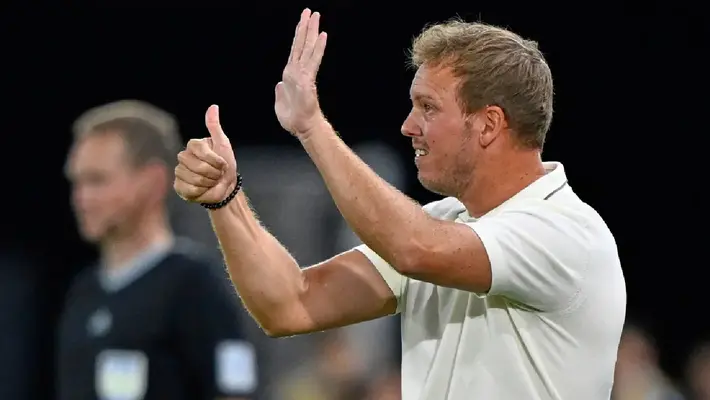 Julian Nagelsmann se mostró molesto con sus jugadores por la derrota ante Eslovaquia