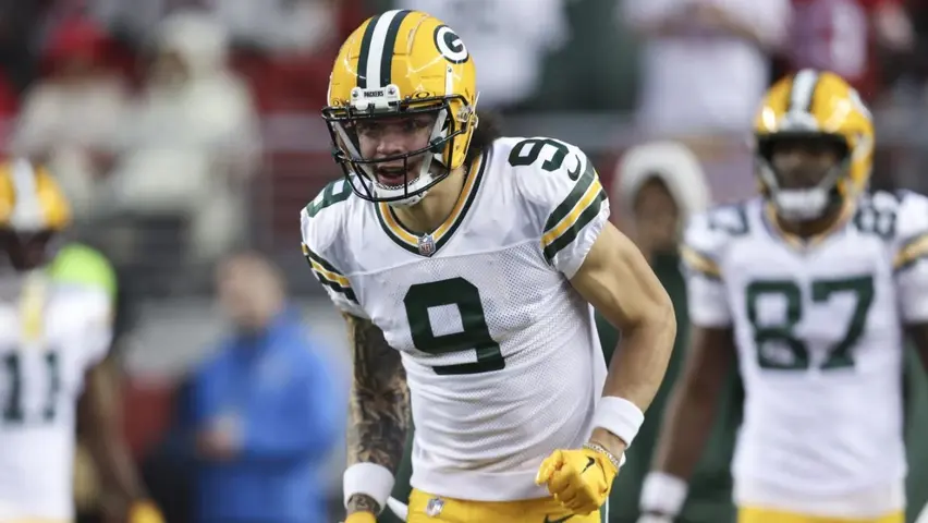 Christian Watson, jugador de los Packers | AP