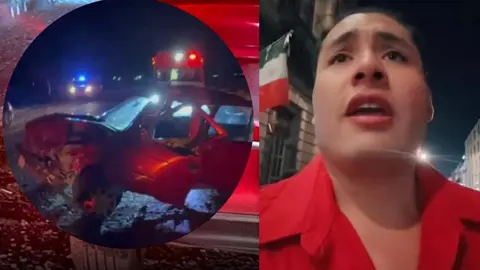 VIDEO: Reportero acude a cubrir accidente carretero y descubre que las víctimas son sus hijos