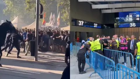 ¡Problemas en Madrid! Ultras del Olympique de Marsella obligan a poner la seguridad al máximo
