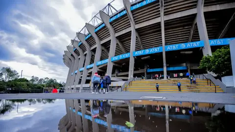 Estadio Azteca comienza con remodelación de la fachada de cara al Mundial 2026