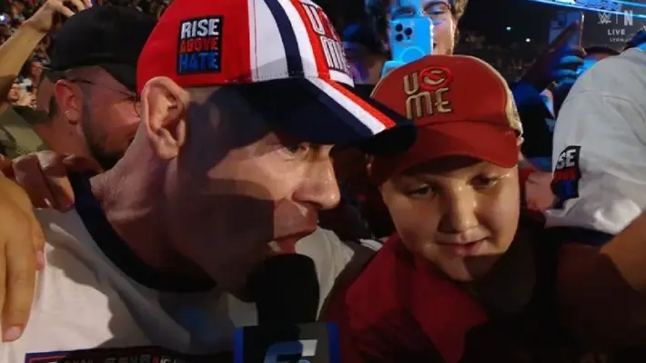 John Cena se disculpó con el niño que insultó en su viaje a Bruselas
