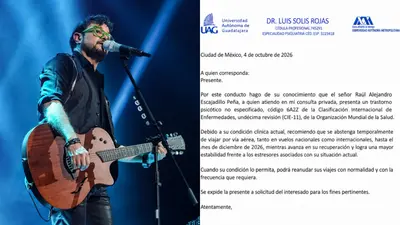 Aleks Syntek pospone su gira por Europa por recomendación de su psiquiatra: ¿qué le indicó su médico?