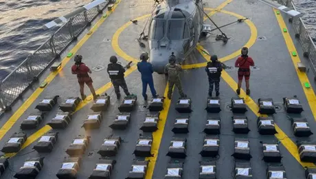Harfuch confirma captura de seis personas y decomiso de 1.2 toneladas de cocaína en Oaxaca