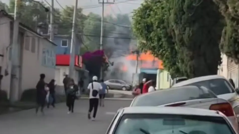 VIDEO|Explosión en gasera de Coacalco; reportan incendio cerca de mercado