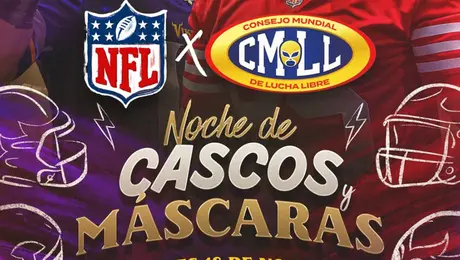NFL y CMLL anuncian la primera edición de Noche de Cascos y Máscaras en la Arena México