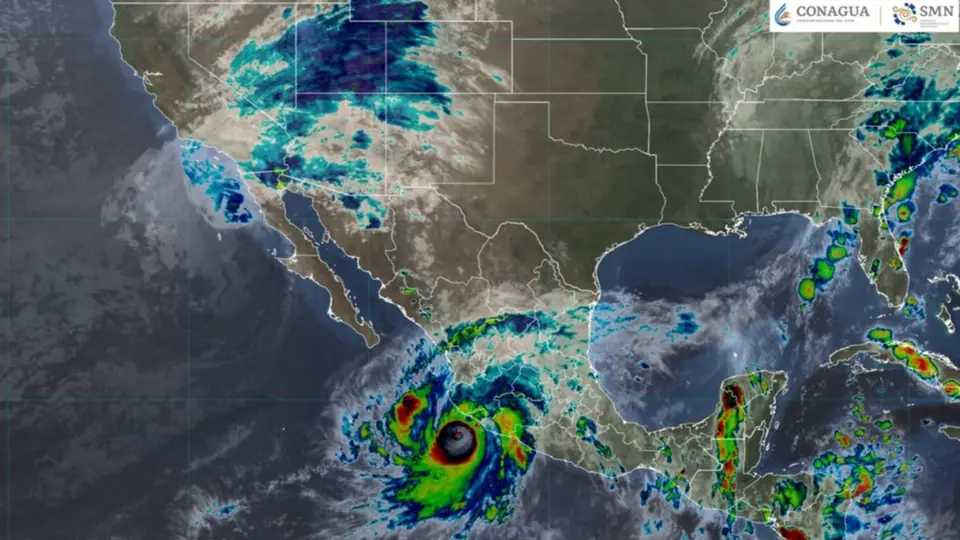 Huracán ‘Simón’ se debilita a categoría 1: ¿qué estados tendrán lluvias, fuertes vientos y oleaje elevado?