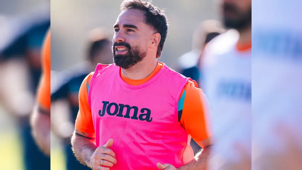 Dani Carvajal en entrenamiento como jugador de Getafe | X: @GetafeCF
