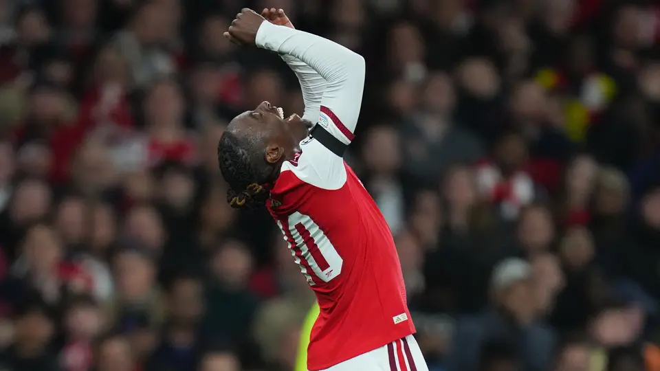 Eberechi Eze festeja gol ante Lille en Champions League | AP