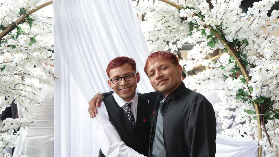La boda se realizó en el marco del Día del Amor y la Amistad / FB: @ClaraBrugadaM