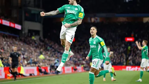Tonali festeja ante Aston Villa en FA Cup | AP