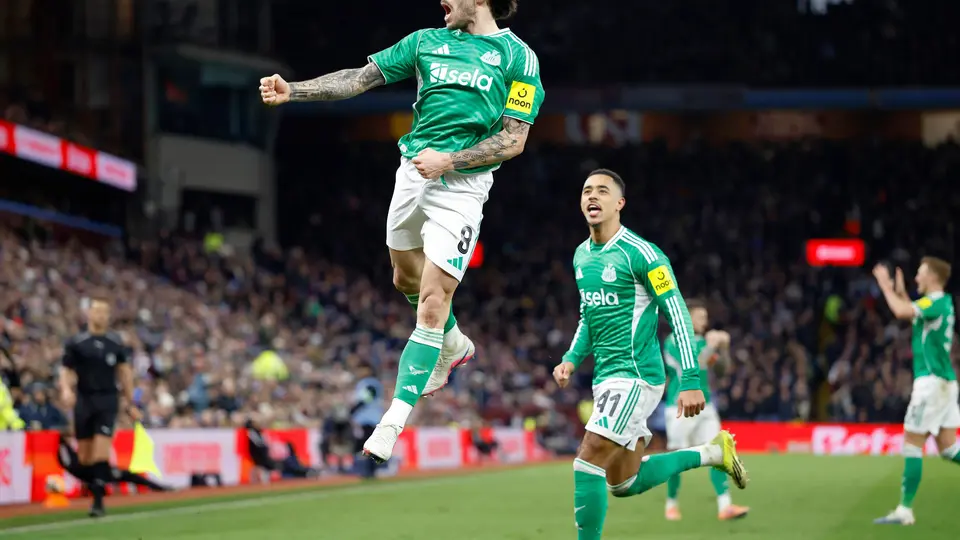 Tonali festeja ante Aston Villa en FA Cup | AP