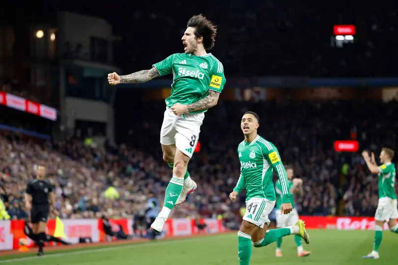 Tonali festeja ante Aston Villa en FA Cup | AP