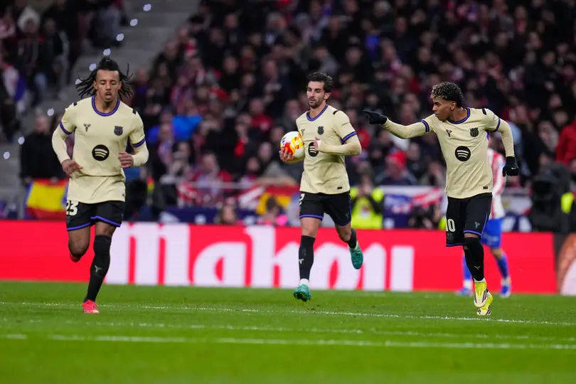 Pau Cubarsí festejando el gol que a la postre fue anulado | AP