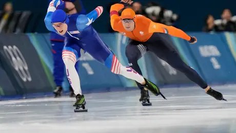 Patinadora se olvida de su novio en Milano-Cortina 2026 y posa para atleta: "Gracias por dejarme ser tu modelo"