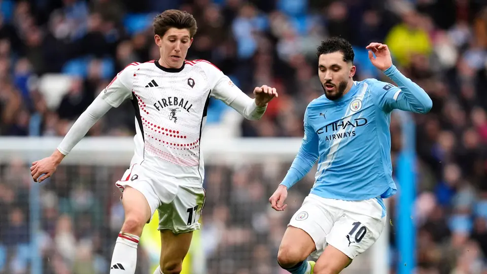 Momentos del enfrentamiento entre Manchester City y Salford | AP