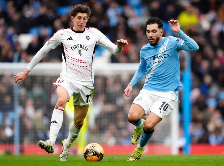 Momentos del enfrentamiento entre Manchester City y Salford | AP